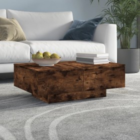 Mesa de centro madera contrachapada roble ahumado 90x60x31 cm de vidaXL, Mesas de centro - Ref: Foro24-815195, Precio: 90,99 ...