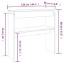 Konsolentisch aus geräuchertem Eichensperrholz, 102 x 30 x 80 cm von vidaXL, Seitentische - Ref: Foro24-815219, Preis: 53,01 ...