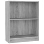 Estantería madera de ingeniería gris Sonoma 60x24x76 cm de vidaXL, Librerías y estanterías - Ref: Foro24-815085, Precio: 32,2...