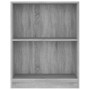 Estantería madera de ingeniería gris Sonoma 60x24x76 cm de vidaXL, Librerías y estanterías - Ref: Foro24-815085, Precio: 32,2...