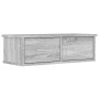 Armario de pared madera contrachapada gris Sonoma 60x26x18,5 cm de vidaXL, Estantes y estanterías - Ref: Foro24-815079, Preci...