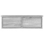 Sonoma gray plywood wall cabinet 60x26x18.5 cm by vidaXL, Shelves and shelves - Ref: Foro24-815079, Price: 37,61 €, Discount: %