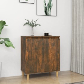 Aparador madera contrachapada color roble ahumado 60x35x70 cm de vidaXL, Aparadores - Ref: Foro24-815156, Precio: 54,99 €, De...