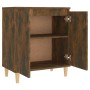 Aparador madera contrachapada color roble ahumado 60x35x70 cm de vidaXL, Aparadores - Ref: Foro24-815156, Precio: 55,49 €, De...