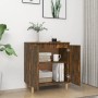 Sideboard aus geräuchertem Eichensperrholz, 60 x 35 x 70 cm von vidaXL, Sideboards - Ref: Foro24-815156, Preis: 54,99 €, Raba...