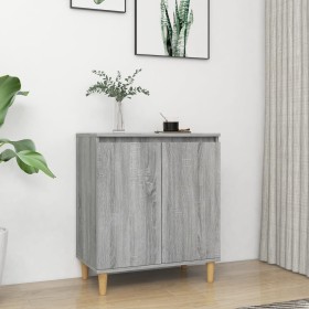 Aparador de madera contrachapada gris Sonoma 60x35x70 cm de vidaXL, Aparadores - Ref: Foro24-815157, Precio: 65,42 €, Descuen...