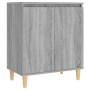 Sonoma graues Sperrholz-Sideboard 60x35x70 cm von vidaXL, Sideboards - Ref: Foro24-815157, Preis: 63,99 €, Rabatt: %