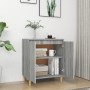 Sonoma graues Sperrholz-Sideboard 60x35x70 cm von vidaXL, Sideboards - Ref: Foro24-815157, Preis: 63,99 €, Rabatt: %