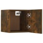 Wall TV cabinets 4 pcs smoked oak 30.5x30x30 cm by vidaXL, TV Furniture - Ref: Foro24-815137, Price: 70,36 €, Discount: %