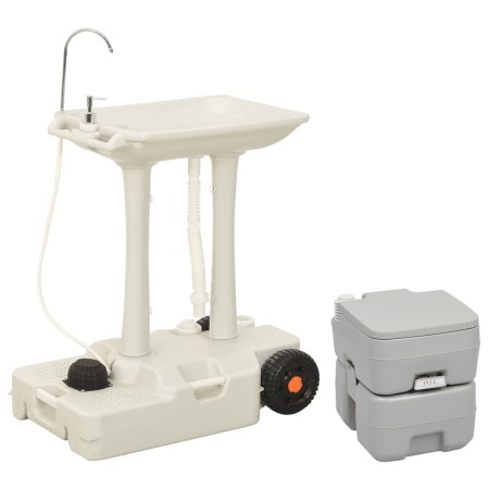 Juego de inodoro con lavabo portátil para camping de vidaXL, Camping y senderismo - Ref: Foro24-3154909, Precio: 308,63 €, De...