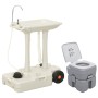 Juego de inodoro con lavabo portátil para camping de vidaXL, Camping y senderismo - Ref: Foro24-3154910, Precio: 323,35 €, De...