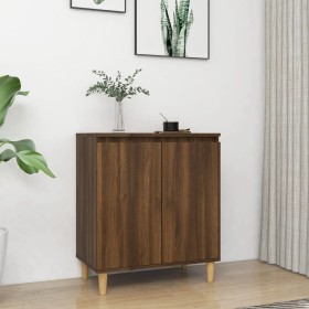 Plywood oak brown sideboard 60x35x70 cm by vidaXL, Sideboards - Ref: Foro24-815158, Price: 56,12 €, Discount: %