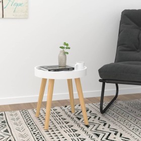 Plywood and white pine side table 38x38x40 cm by vidaXL, Side tables - Ref: Foro24-345603, Price: 43,99 €, Discount: %