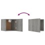 Sonoma gray wall-mounted TV cabinet 30.5x30x30 cm by vidaXL, TV Furniture - Ref: Foro24-815138, Price: 26,74 €, Discount: %