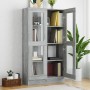 Plywood gray Sonoma showcase 82.5x30.5x150 cm by vidaXL, Bookcases and shelves - Ref: Foro24-815118, Price: 142,21 €, Discoun...