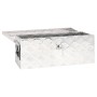 Caja de almacenaje de aluminio plateado 60x23,5x23 cm de vidaXL, Cajas de herramientas - Ref: Foro24-152248, Precio: 96,53 €,...