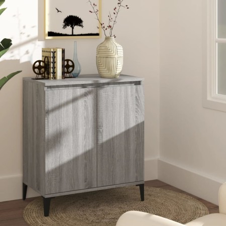 Sonoma gray plywood sideboard 60x35x70 cm by vidaXL, Sideboards - Ref: Foro24-815160, Price: 65,01 €, Discount: %