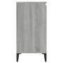 Aparador de madera contrachapada gris Sonoma 60x35x70 cm de vidaXL, Aparadores - Ref: Foro24-815160, Precio: 65,01 €, Descuen...