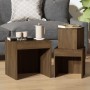 Stackable tables 3 pieces brown oak plywood by vidaXL, Side tables - Ref: Foro24-815227, Price: 58,16 €, Discount: %