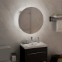 Armario de baño con espejo redondo y LED blanco 40x40x17,5 cm de vidaXL, Tocadores de baño - Ref: Foro24-345579, Precio: 117,...