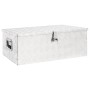 Caja de almacenaje de aluminio plateado 90x47x33,5 cm de vidaXL, Cajas de herramientas - Ref: Foro24-152254, Precio: 155,12 €...