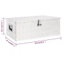 Caja de almacenaje de aluminio plateado 90x47x33,5 cm de vidaXL, Cajas de herramientas - Ref: Foro24-152254, Precio: 155,12 €...