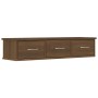 Wandschrank aus braunem Eichensperrholz, 88 x 26 x 18,5 cm von vidaXL, Regale und Regale - Ref: Foro24-815083, Preis: 48,35 €...