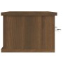 Armario de pared madera contrachapada roble marrón 88x26x18,5cm de vidaXL, Estantes y estanterías - Ref: Foro24-815083, Preci...