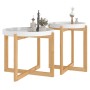 Coffee tables 2 units plywood and white pine by vidaXL, Coffee table - Ref: Foro24-345597, Price: 77,99 €, Discount: %