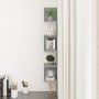 Sonoma Gray Wall Corner Shelf 20x20x127.5 cm by vidaXL, Shelves and shelves - Ref: Foro24-815211, Price: 39,93 €, Discount: %