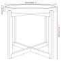 Couchtisch aus grauem Sperrholz und Kiefernholz, 53 x 53 x 43,5 cm von vidaXL, Couchtisch - Ref: Foro24-345593, Preis: 35,43 ...