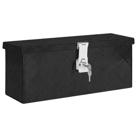 Aluminium Aufbewahrungsbox schwarz 50x15x20,5 cm von vidaXL, Werkzeugkästen - Ref: Foro24-152247, Preis: 72,70 €, Rabatt: %