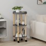 Trolley with 3 shelves plywood and gray pine 38x38x82 cm by vidaXL, Kitchen and dining carts - Ref: Foro24-345602, Price: 44,...