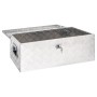 Silver aluminum storage box 80x39x30 cm by vidaXL, Toolboxes - Ref: Foro24-152252, Price: 136,56 €, Discount: %