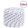 White polypropylene boat rope 18 mm 100 m by vidaXL, Ropes and metal cords - Ref: Foro24-152313, Price: 87,89 €, Discount: %