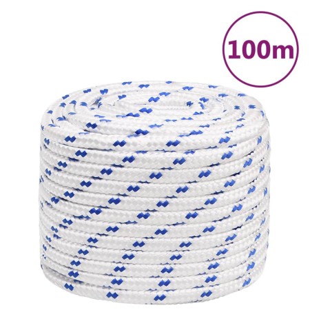 Cuerda de barco polipropileno blanco 18 mm 100 m de vidaXL, Sogas y cuerdas metálicas - Ref: Foro24-152313, Precio: 91,99 €, ...