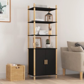 Tall black plywood sideboard 60x40x173 cm by vidaXL, Sideboards - Ref: Foro24-345697, Price: 99,57 €, Discount: %