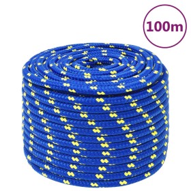 Cuerda de barco polipropileno azul 12 mm 100 m de vidaXL, Sogas y cuerdas metálicas - Ref: Foro24-152460, Precio: 62,29 €, De...