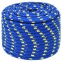 Blue polypropylene boat rope 12 mm 100 m by vidaXL, Ropes and metal cords - Ref: Foro24-152460, Price: 57,33 €, Discount: %