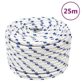 White polypropylene boat rope 14 mm 25 m by vidaXL, Ropes and metal cords - Ref: Foro24-152303, Price: 31,99 €, Discount: %