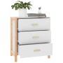 White plywood sideboard 62x38x70 cm by vidaXL, Sideboards - Ref: Foro24-345672, Price: 72,88 €, Discount: %