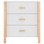 Aparador de madera contrachapada blanco 62x38x70 cm de vidaXL, Aparadores - Ref: Foro24-345672, Precio: 72,88 €, Descuento: %