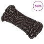 Black polypropylene boat rope 5 mm 50 m by vidaXL, Ropes and metal cords - Ref: Foro24-152333, Price: 11,66 €, Discount: %