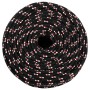 Black polypropylene boat rope 10 mm 25 m by vidaXL, Ropes and metal cords - Ref: Foro24-152347, Price: 16,66 €, Discount: %