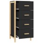 Tall black plywood sideboard 42x38x90 cm by vidaXL, Sideboards - Ref: Foro24-345682, Price: 102,49 €, Discount: %