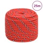 Cuerda de barco polipropileno rojo 18 mm 25 m de vidaXL, Sogas y cuerdas metálicas - Ref: Foro24-152417, Precio: 37,99 €, Des...