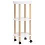 Trolley with 3 shelves plywood and pine 38x38x82 cm by vidaXL, Kitchen and dining carts - Ref: Foro24-345600, Price: 51,47 €,...