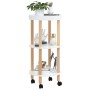 Trolley with 3 shelves plywood and pine 38x38x82 cm by vidaXL, Kitchen and dining carts - Ref: Foro24-345600, Price: 51,47 €,...