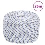 Cuerda de barco polipropileno blanco 10 mm 25 m de vidaXL, Sogas y cuerdas metálicas - Ref: Foro24-152294, Precio: 16,66 €, D...