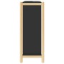 Black plywood shoe cabinet 57.5x33x80 cm by vidaXL, Shoe racks and shoe organizers - Ref: Foro24-345685, Price: 72,99 €, Disc...